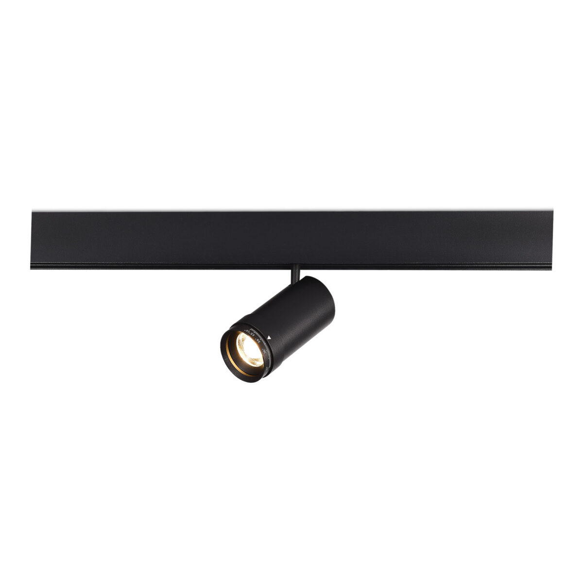 ST357.436.12 Магнитный трековый светильник ZOOM Черный LED 1*12W 3000K Lm Ra90 10-55° IP20 D50xH160 SKYLINE 48 — изображение 1