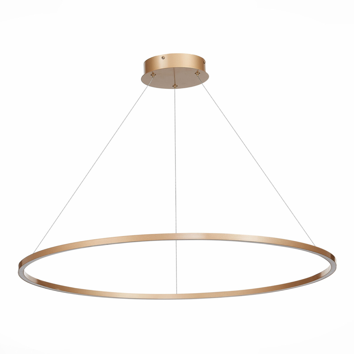 в наличии ST605.243.46 Светильник подвесной ST-Luce Золотистый/Белый LED 1*46W 4000K Подвесные светильники - купить в интернет-магазине Светильники Торг