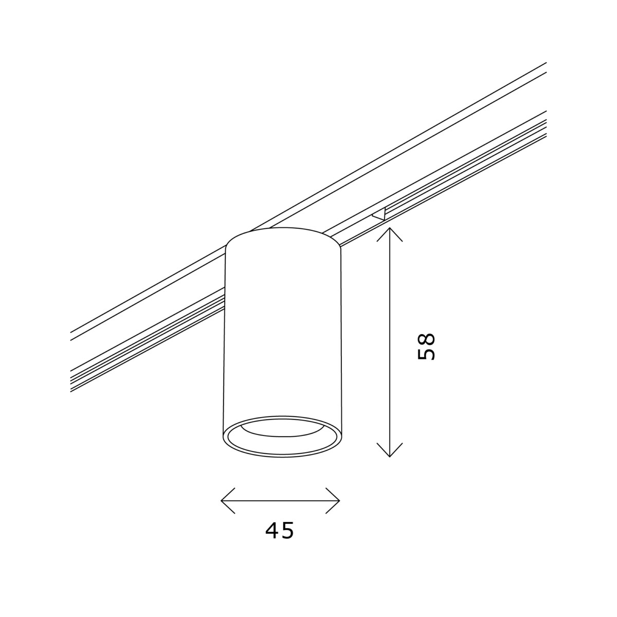 в наличии ST671.446.09 Магнитный трековый светильник Черный LED 1*9W 4000K 500Lm Ra>90 36° IP20 D45xH63 24V SUPER5 - купить в интернет-магазине Светильники Торг