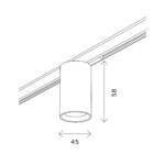 в наличии ST671.446.09 Магнитный трековый светильник Черный LED 1*9W 4000K 500Lm Ra>90 36° IP20 D45xH63 24V SUPER5 - купить в интернет-магазине Светильники Торг