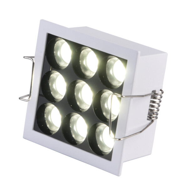 ST763.542.10 Св-к встр. белый LED 1*10W 4000K 950Lm Ra 24° IP20 L71xW71xH36 170-240VV Встраиваемые светильники
