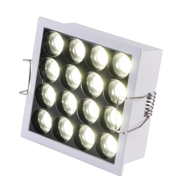 ST763.542.14 Св-к встр. белый LED 1*14W 4000K 1 350Lm Ra 24° IP20 L90xW90xH36 170-240VV Встраиваемые светильники