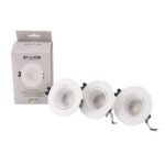 ST906.508.01_3 Светильник встраиваемый со сменным модулем ST-Luce белый/прозрачный LED 1*5.6W 4000K Встраиваемые светильники