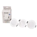 ST907.508.01_3 Светильник встраиваемый со сменным модулем ST-Luce белый/прозрачный LED 1*5.5W 4000K Встраиваемые светильники