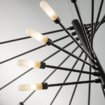 в наличии 733247 Люстра RAGNO 24х40W G9 ЧЕРНЫЙ МАТОВЫЙ - купить в интернет-магазине Светильники Торг