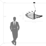 в наличии 733247 Люстра RAGNO 24х40W G9 ЧЕРНЫЙ МАТОВЫЙ - купить в интернет-магазине Светильники Торг