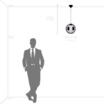 в наличии 801010 Люстра SFERETTA LED 1х3W 145LM КОФЕЙНЫЙ/ПРОЗРАЧНЫЙ 3000K - купить в интернет-магазине Светильники Торг