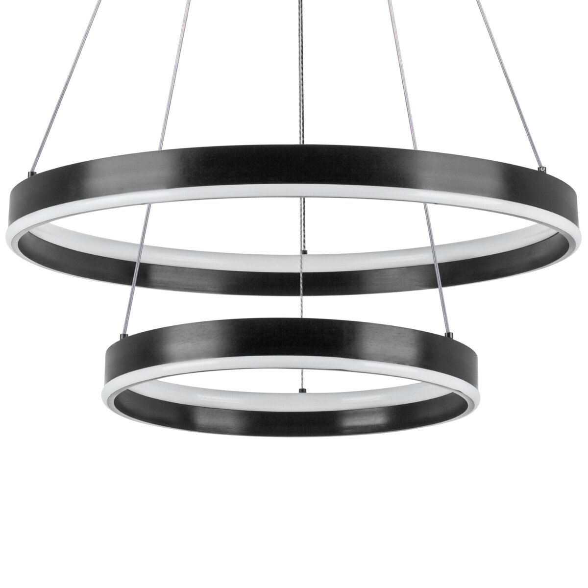 в наличии 736427 Люстра ROTONDA 165W LED 5040LM 120G ЧЕРНЫЙ 3000-6000K - купить в интернет-магазине Светильники Торг