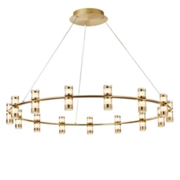 4323-15P, подвесная люстра, D1000xH170/1800, 15xLEDx3W, 3600LM, 4000K, included