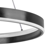 в наличии 736407 Люстра ROTONDA 91W LED 2976LM 120G ЧЕРНЫЙ 3000-6000K - купить в интернет-магазине Светильники Торг