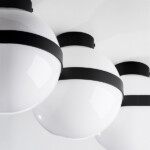 в наличии 812117 Люстра GLOBO 1х40W E14 ЧЕРНЫЙ/БЕЛЫЙ - купить в интернет-магазине Светильники Торг