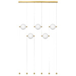 в наличии 815501 Люстра DAFNE LED 5x8.5W ЛАТУНЬ 3000K - купить в интернет-магазине Светильники Торг