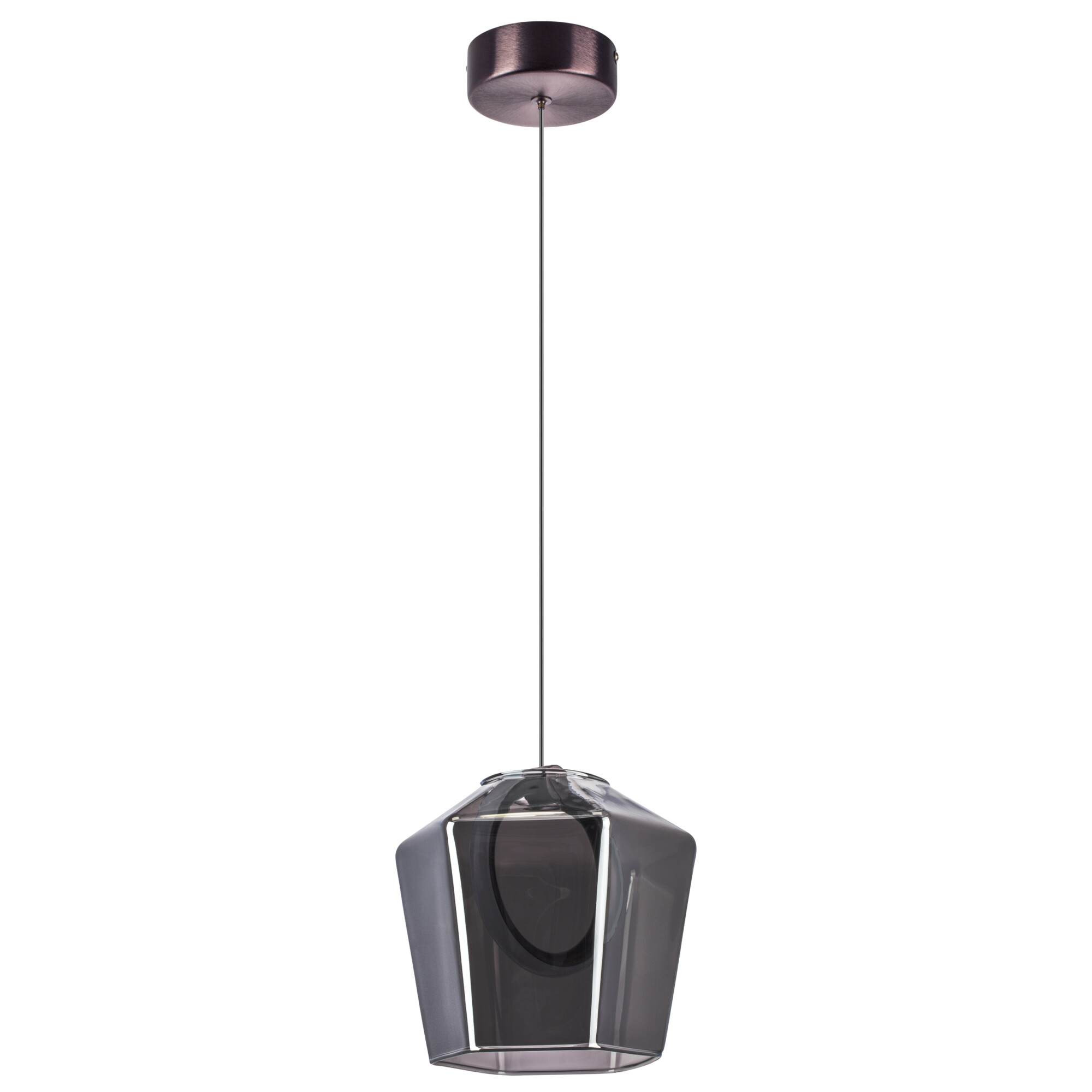 в наличии 796118 Люстра CARAMELLO LED 6W 110LM КОФЕЙНЫЙ/ПЕПЕЛЬНЫЙ 3000K - купить в интернет-магазине Светильники Торг