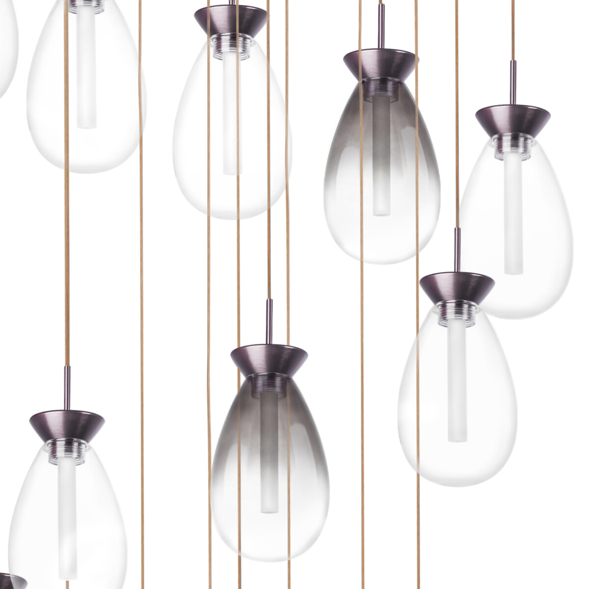 в наличии 805289 Люстра COLORE LED 28х4W 5600LM КОФЕЙНЫЙ/МУЛЬТИКОЛОР 3000K - купить в интернет-магазине Светильники Торг