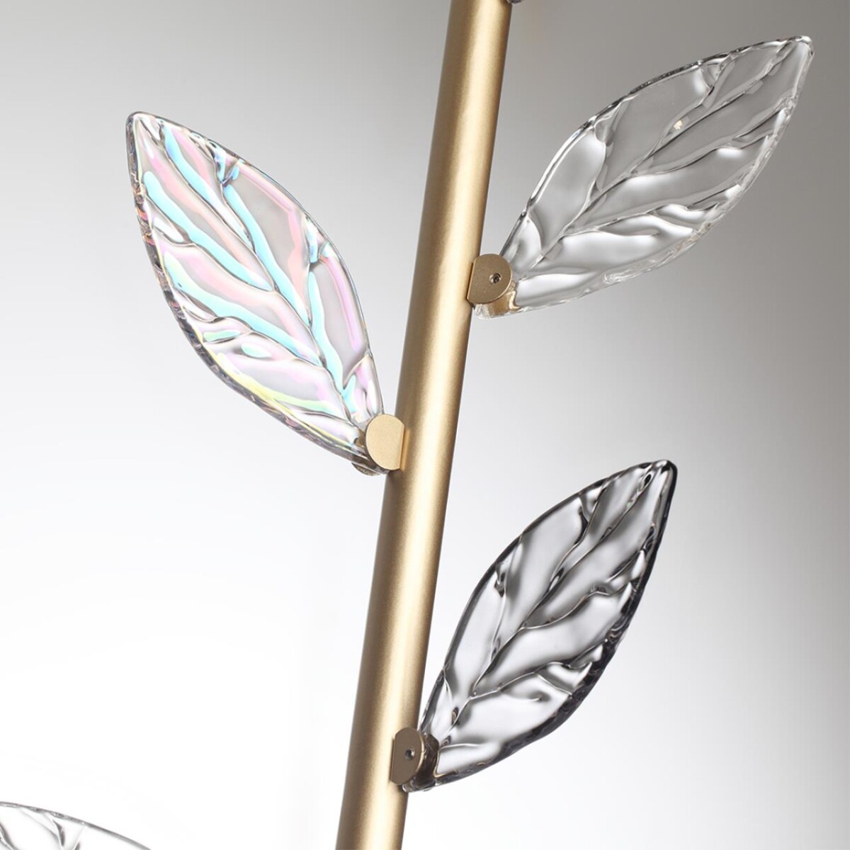 5445/5WL L-VISION ODL_EX25 063 матов.золото/дымч/прозрачн/коньячн/бензинов./металл/стекло Настенный светильник LED*5W 3000K 220Лм LISTVA — изображение 6