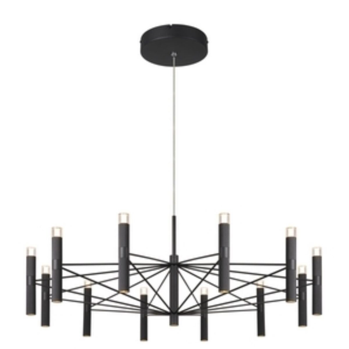 4758-12P, подвесная люстра, D1000xH450/2935, 12xLEDx7W, 4600LM, 3000K, included — изображение 1