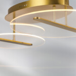 в наличии 738053 Люстра ACRILE 33W LED 2691LM 120G ЗОЛОТО 3000K - купить в интернет-магазине Светильники Торг