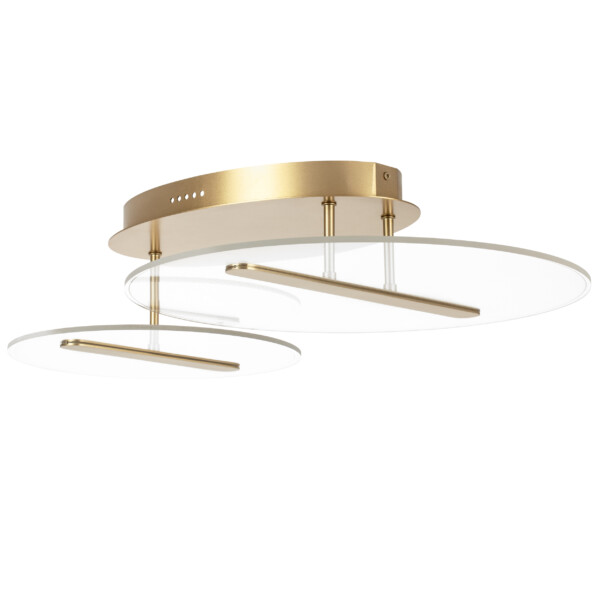 в наличии 738053 Люстра ACRILE 33W LED 2691LM 120G ЗОЛОТО 3000K - купить в интернет-магазине Светильники Торг