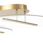 в наличии 738053 Люстра ACRILE 33W LED 2691LM 120G ЗОЛОТО 3000K - купить в интернет-магазине Светильники Торг