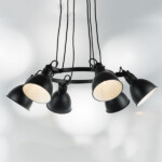 в наличии 761167 Люстра ACROBATA 6х40W E14 ЧЕРНЫЙ - купить в интернет-магазине Светильники Торг