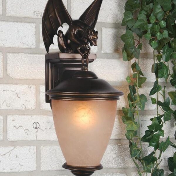 1338-1W, уличный светильник, D267xW229xH616, 1xE27x60W, IP44, excluded