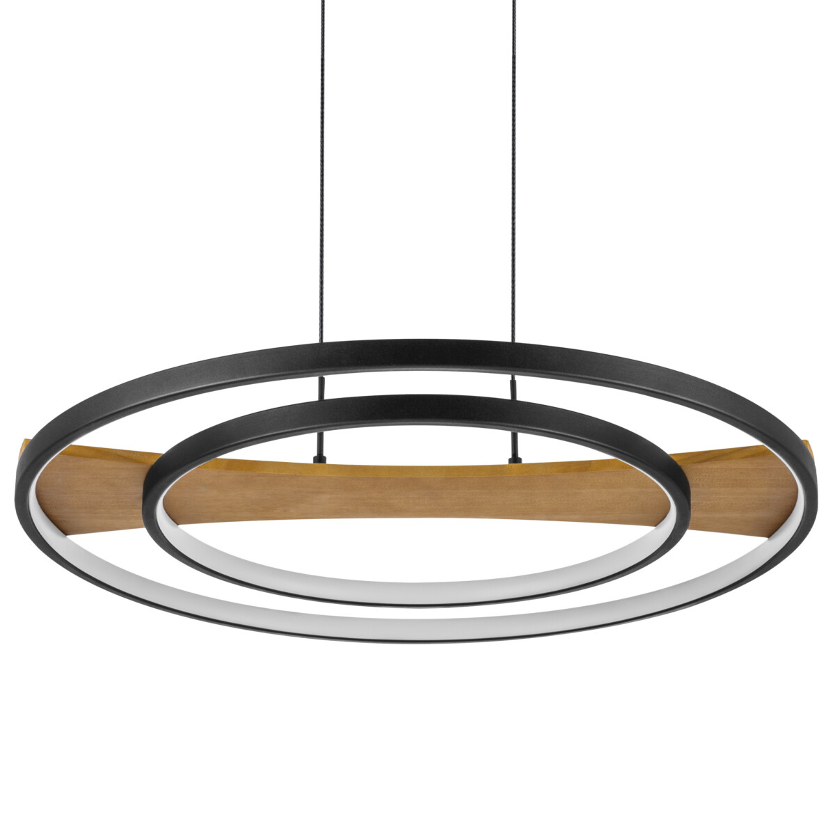 в наличии 723227 Люстра LODI LED 43W 3440LM ЕРНЫЙ/ДЕРЕВО 3000K - купить в интернет-магазине Светильники Торг