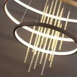 3901/99L L-VISION ODL20 521 золотистый/стекло/металл Подвесной светильник LED 4000K 113W 220V MONICA — изображение 3