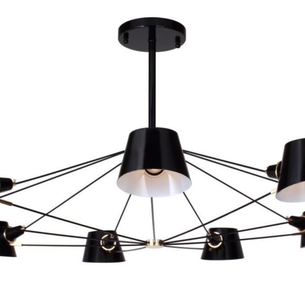 1512-9P, люстра подвесная, D1200xH450, 9xE14x40W, excluded