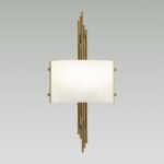 5415/2WA MODERN ODL_EX23 151 бронзовый/белый матовый/металл/стекло Бра E27 2*40W MARGARET — изображение 3