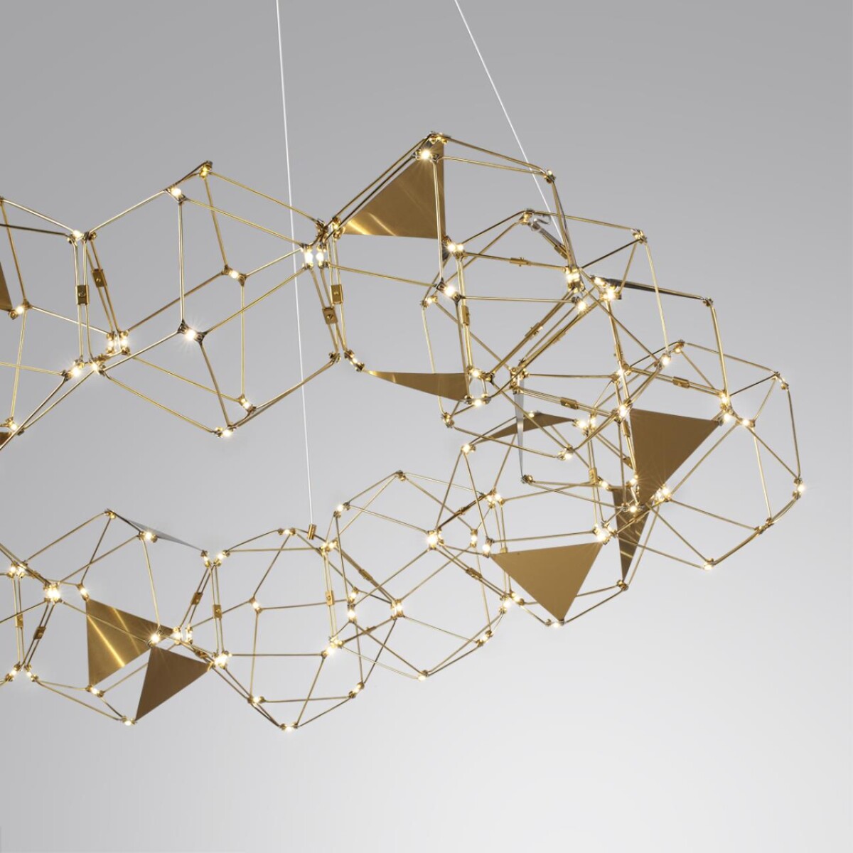 5086/68L L-VISION ODL25 291 античная бронза/металл Люстра LED 68W 4000K 3740Лм TRELLIS — изображение 6