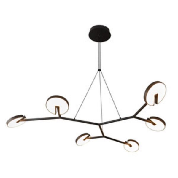 4401-6P, подвесная люстра, L1175xW1170xH1200, 6xLEDx12W, 6300LM, 3000K, IP20, included