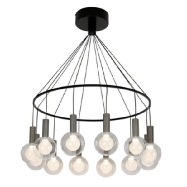 4378-12P, подвесная люстра, D650xH760, 12xLEDx3.5W, 2795LM, 4000K, CRI>90, included