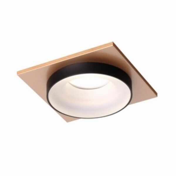 2887-1C, врезной светильник, L95xW95xH40, cutout:D75, 1xGU10LEDx7W, excluded