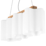 802135 Подвес NUBI LEGNO 3х40W E27 СВЕТЛОЕ ДЕРЕВО/БЕЛЫЙ — изображение 6