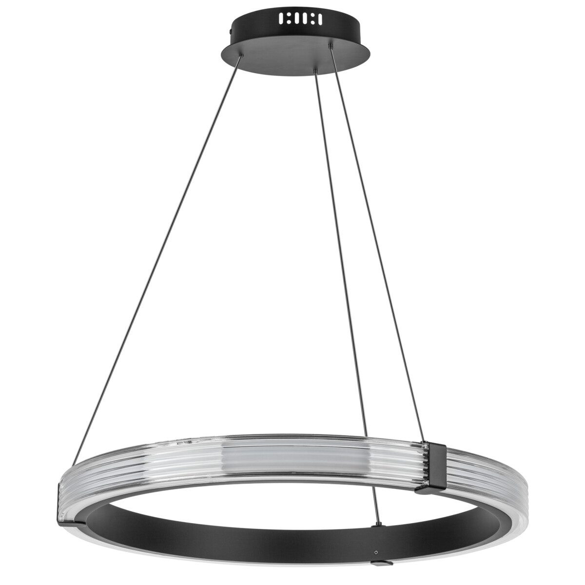 в наличии 736267 Люстра ROTONDA 30W LED 1474LM 360G ЧЕРНЫЙ 3000K - купить в интернет-магазине Светильники Торг