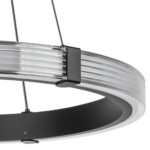 в наличии 736267 Люстра ROTONDA 30W LED 1474LM 360G ЧЕРНЫЙ 3000K - купить в интернет-магазине Светильники Торг