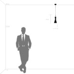 в наличии 816017 Люстра DUMO 1х40W E14 ЧЕРНЫЙ МАТОВЫЙ/ЗОЛОТО - купить в интернет-магазине Светильники Торг