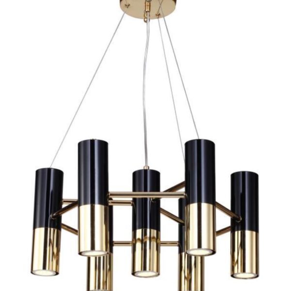 1600-7P, подвесная люстра, D480xH240/780, 7xGU10LEDx5W, 2800LM, 3000K, included