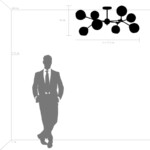 в наличии 785087 Люстра BETA 8x40W E27 ЧЕРНЫЙ - купить в интернет-магазине Светильники Торг