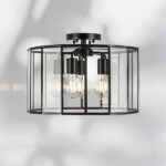 в наличии 798257 Люстра GENNI 5х40W E27 ЧЕРНЫЙ МАТОВЫЙ/ПРОЗРАЧНЫЙ - купить в интернет-магазине Светильники Торг