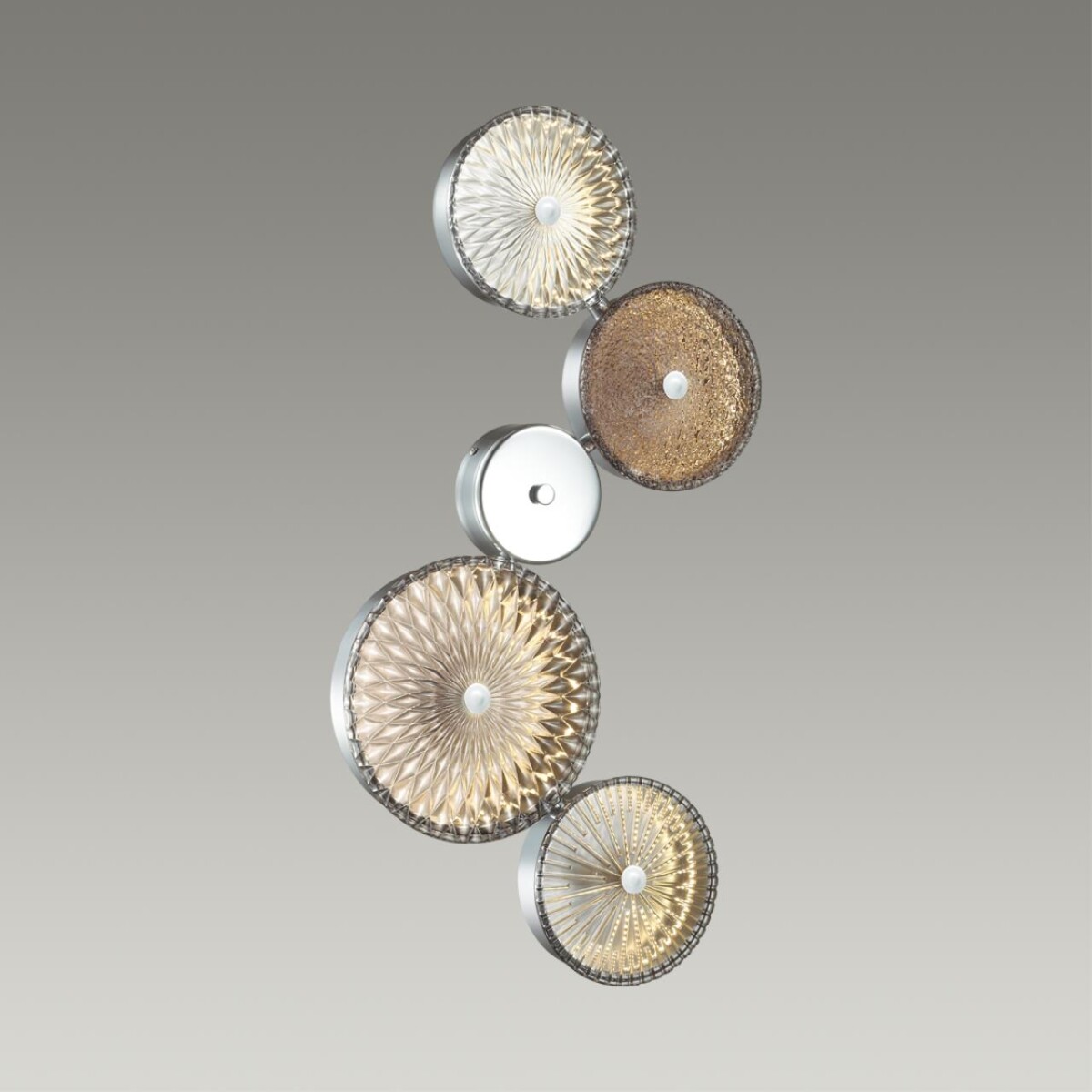 5416/26WL L-VISION ODL_EX23 145 хром/разноцветный металл/стекло Бра LED 26W 4000K CARAMELLA — изображение 4