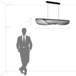 в наличии 731413 Люстра VARESE 32W LED 1546LM 360G КОФЕЙНЫЙ 3000K - купить в интернет-магазине Светильники Торг