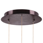 в наличии 801090 Люстра SFERETTA LED 9х1,35W 600LM КОФЕЙНЫЙ/ПРОЗРАЧНЫЙ 3000K - купить в интернет-магазине Светильники Торг