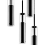 в наличии 756057 Люстра CILINO 5х40W GU10 ЧЕРНЫЙ - купить в интернет-магазине Светильники Торг