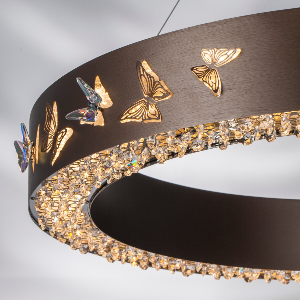 в наличии 701181 Люстра FARAONE 78W LED 7733LM БРОНЗА 3000K - купить в интернет-магазине Светильники Торг