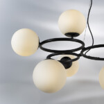 в наличии 815097 Люстра GLOBO 9х40W G9 МАТОВЫЙ ЧЕРНЫЙ - купить в интернет-магазине Светильники Торг