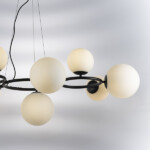 в наличии 815097 Люстра GLOBO 9х40W G9 МАТОВЫЙ ЧЕРНЫЙ - купить в интернет-магазине Светильники Торг