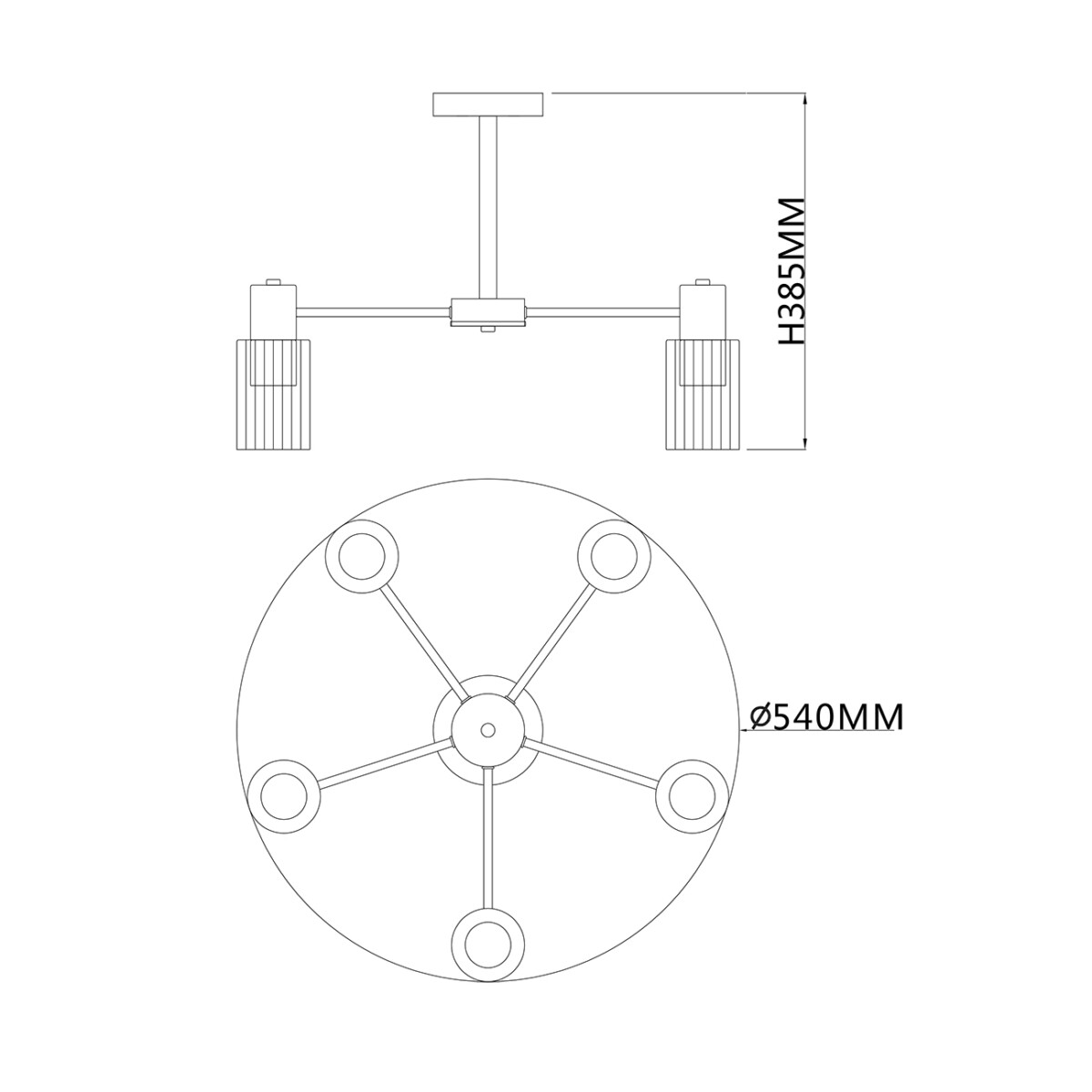 в наличии Escada 2120/5P E14*40W Gold - купить в интернет-магазине Светильники Торг