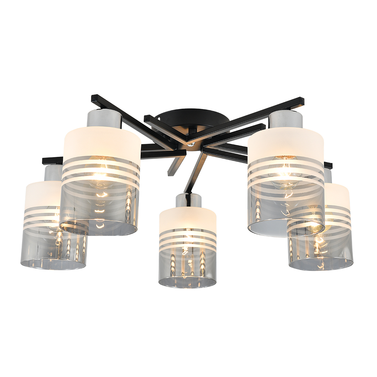 в наличии Escada 1132/5P E27*60W Black/Chrome - купить в интернет-магазине Светильники Торг