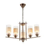 Escada 572/6 E27*60W D610 Antique Brass — изображение 3